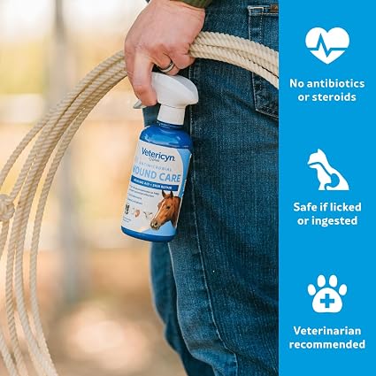 Vetericyn Plus Horse Wound Care Spray 16oz