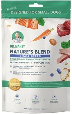 Dr. Marty Nature's Blend Adult Small Breed Freeze-Dried Raw Dog Food 6 oz