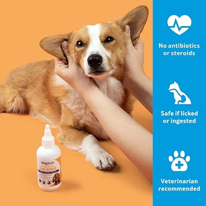Vetericyn Plus Dog Ear Rinse 3oz for Dogs, Cats, Rabbits, and all animal's ear problems 3oz