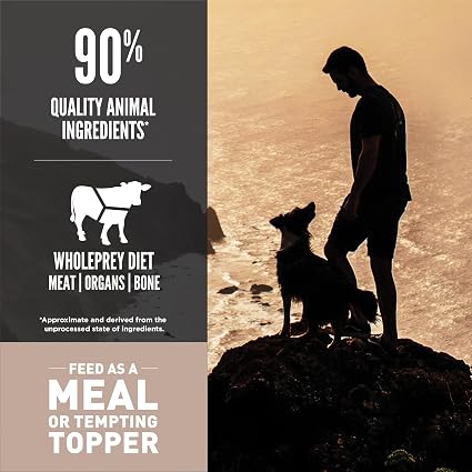 ORIJEN WHOLEPREY Freeze Dried Dog Food & Topper Regional Red 6oz Bag