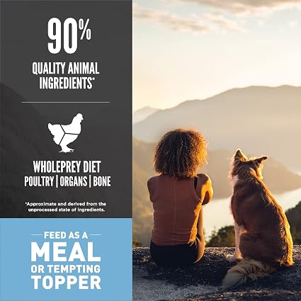 ORIJEN WHOLEPREY Freeze Dried Dog Food & Topper Original 16oz Bag