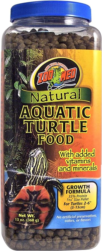 Zoo Med Aquatic Turtle Food Growth Formula 13oz