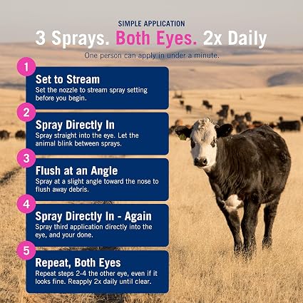 Vetericyn Plus Livestock Pink Eye Spray 16oz