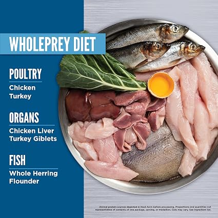ORIJEN WHOLEPREY Freeze Dried Dog Food & Topper Original 6oz Bag