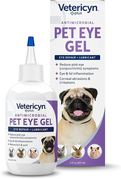 Vetericyn Plus Pet Eye Gel 3oz For Dogs & Cats