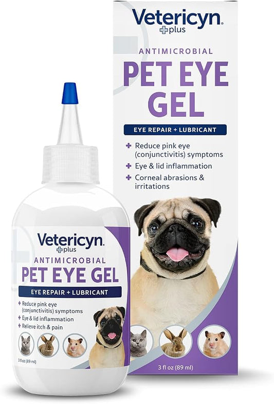 Vetericyn Plus Pet Eye Gel 3oz For Dogs & Cats
