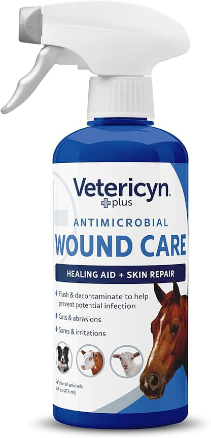 Vetericyn Plus Horse Wound Care Spray 16oz