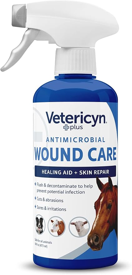 Vetericyn Plus Horse Wound Care Spray 16oz