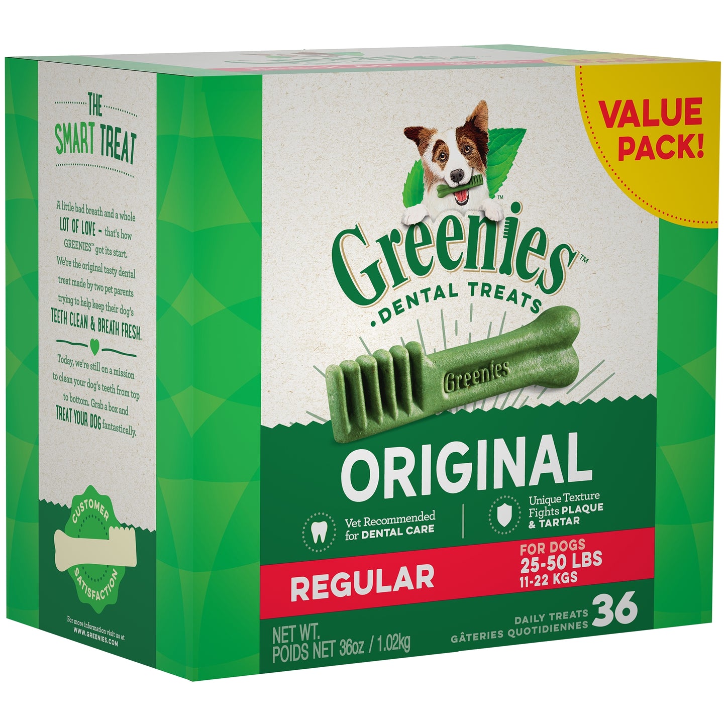 Greenies Regular 36 oz. Tubs  "Value Size"