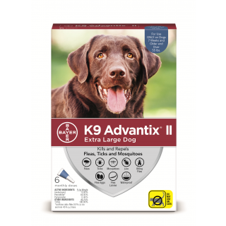 K9 Advantix II Blue Dogs over 55 pounds - 12 pack