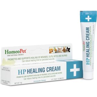 HomeoPet HP Healing Cream, Natural Support for Pet Wound Healing, Skin-Healing Cream for Dogs and Cats, 14 Grams