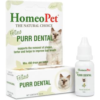 HomeoPet Feline Purr Dental, Dental Care for Cats, 15ml