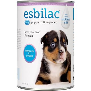 Pet-Ag Esbilac Puppy Powder Milk Replaceer and Dog Food Supplement, 12oz,  Newborns to 6 weeks, natural with added vitamins, minerals, and nutrients