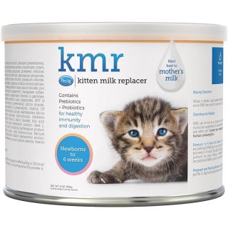 Pet-Ag KMR Kitten Milk Replacer Powder - 6 oz - Powdered Kitten Formula with Prebiotics, Probiotics & Vitamins for Kittens Newborn to Six Weeks Old - Easy to Digest