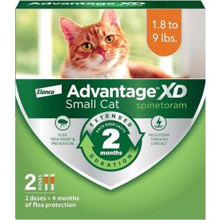 Advantage XD Small Cat Orange 2 dose
