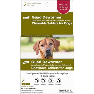 Elanco Quad Dewormer 2 ct. Large Dogs 
