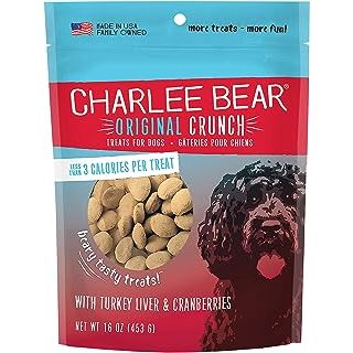 Charlee Bear Original Dog Treats, Turkey Liver & Cranberries, 16 oz