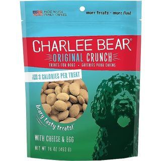 Charlee Bear Original Dog Treats, Cheese and Egg, 16 oz