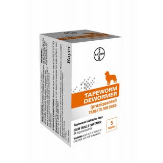 Elanco Tapeworm Dewormer for Dogs 5 ct