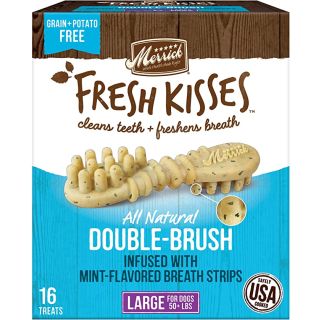 Merrick Fresh Kisses Mint Large Brush 16 Count