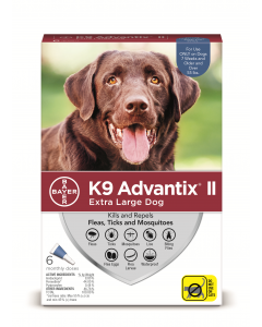K9 Advantix II Blue  Dogs over 55 pounds - 6 pack